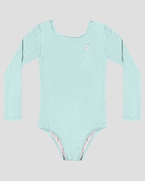 Maiô Infantil Manga Longa com Proteção UV 50+ Kely Kety Azul