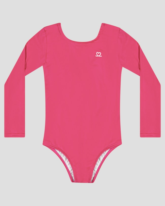 Maiô Infantil Manga Longa com Proteção UV 50+ Kely Kety Rosa-48ef35bd-e343-434d-bb11-846b9f4eca62