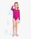 Maiô Infantil Manga Longa com Proteção UV - Kely Kety - Rosa Barbie-74b52c69-aff7-4853-b7ba-bce3fdc77120