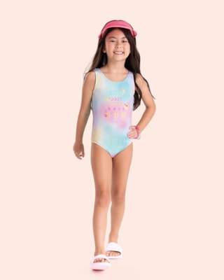 Maiô Menina Kely Kety Proteção Solar