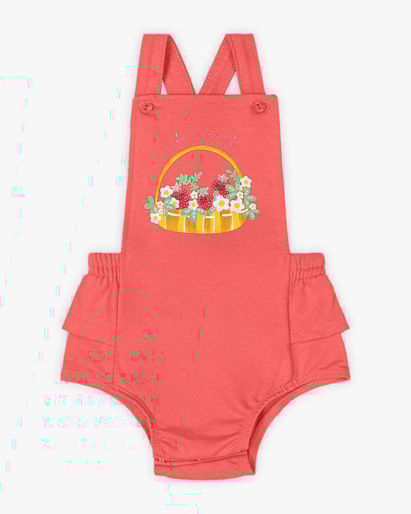 Maquinho Bebê Menina em Moletinho - Kely Kety - Lagosta