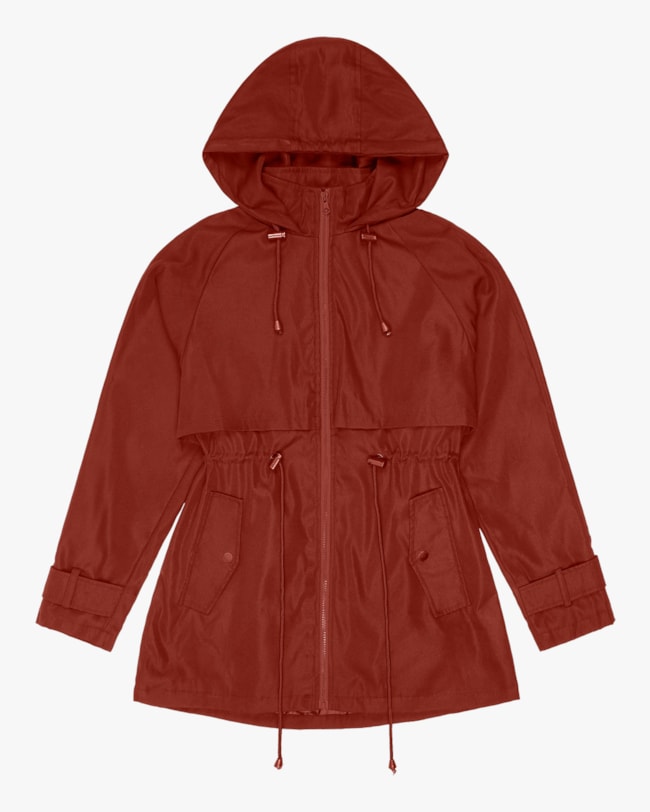 Parka Feminina com Capuz Cereja Rosa Ferrugem-6ba22b18-28f2-4ca4-b7c1-7bd730651811