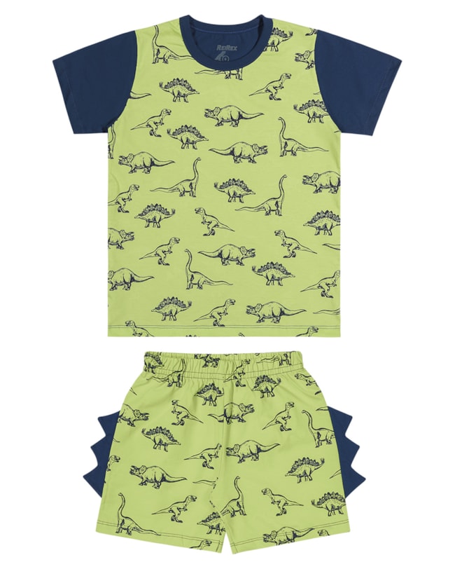 Pijama Interativo Menino ReiRex que Brilha no Escuro-c1040211-5849-405e-8484-9e811c0be114