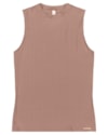 Regata Básica Canelada com Gola Alta - Cereja Rosa - Aveia-80c8399b-96f9-4fce-b786-c1461c6daed2