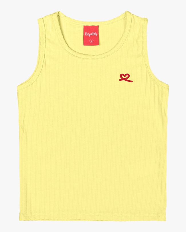 Regata Básica Canelada Infantil Feminino - Kely Kety - Pinacolada-f690ec4e-8934-4e54-82e3-348cc0263163