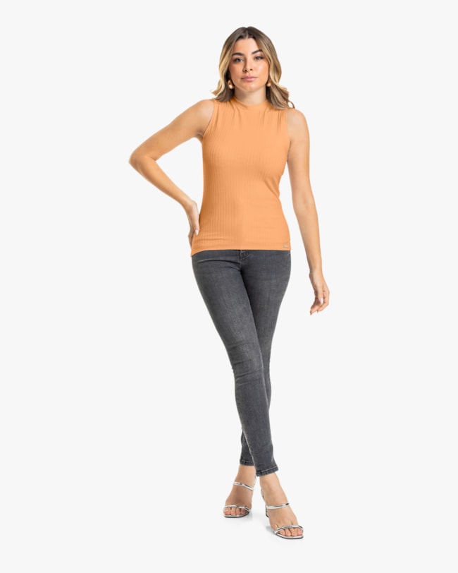 Regata Básica Feminina Canelada Cereja Rosa-cb724739-5d04-4629-94d6-717a28277bdc