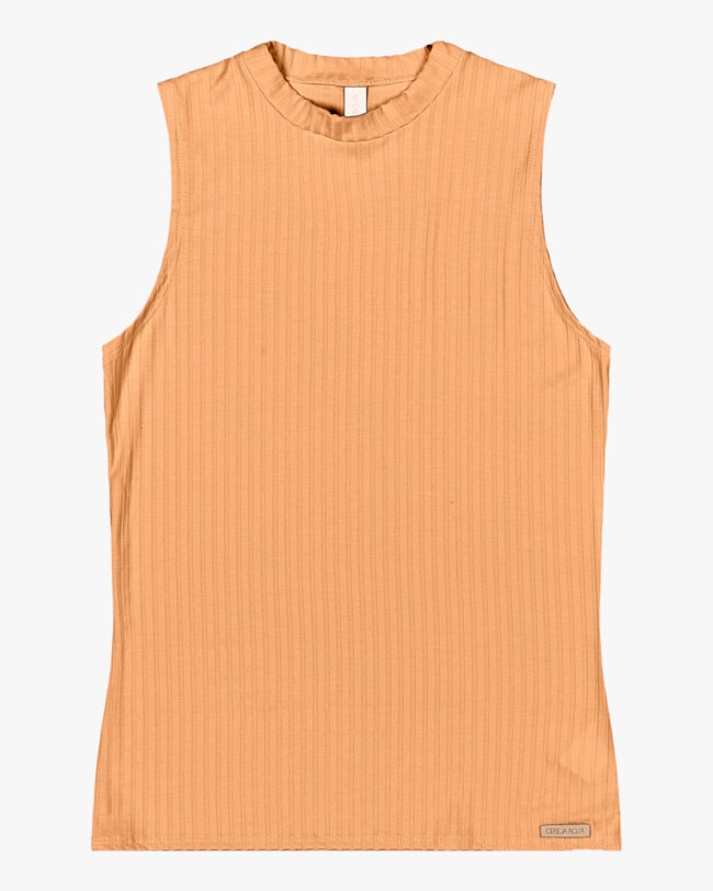 Regata Básica Feminina Canelada Cereja Rosa BERGAMOTA-ae91256d-09fc-4272-b986-7e43947700c1