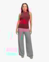 Regata Básica Feminina Canelada com Gola Alta - Cereja Rosa - Cherry Red-e288aeea-05fb-420d-9f2c-719e908658ce