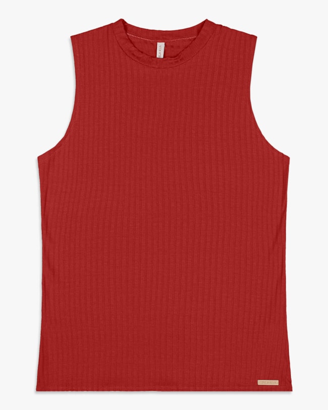 Regata Básica Feminina com Decote Halter Neck - Cereja Rosa - Sienna-3a4c72d6-3293-4f52-8672-5b6a512575c5