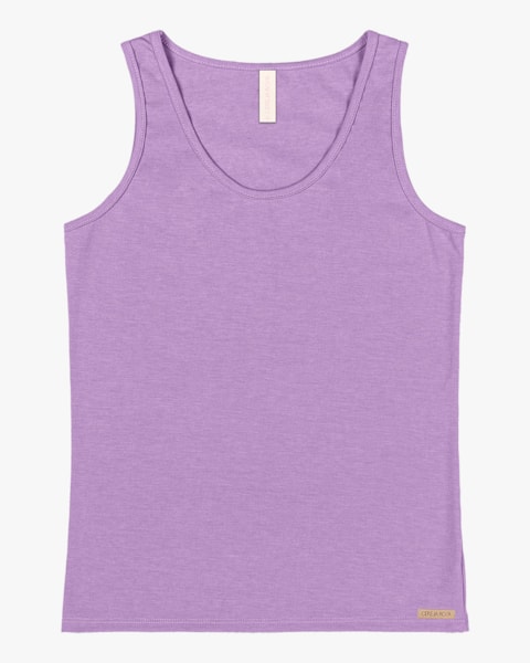 Regata Básica Feminina em Cotton Cereja Rosa