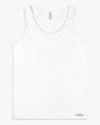 Regata Básica Feminina em Cotton - Cereja Rosa - Branco-024bebbc-497c-46fc-a692-ed00d3be8887