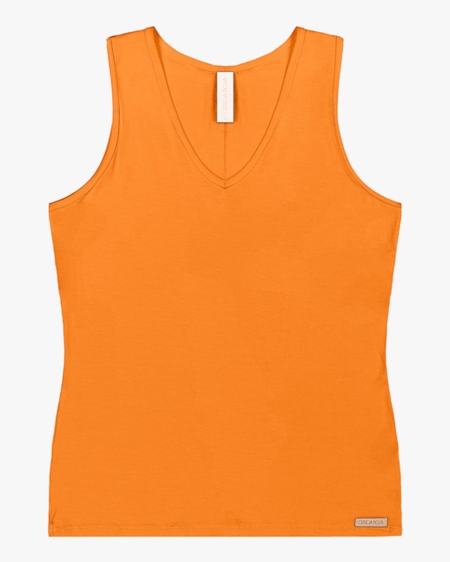 Regata Básica Feminina em Viscose Cereja Rosa-e484a857-d8b6-4904-ae56-5a295ea8cf1a