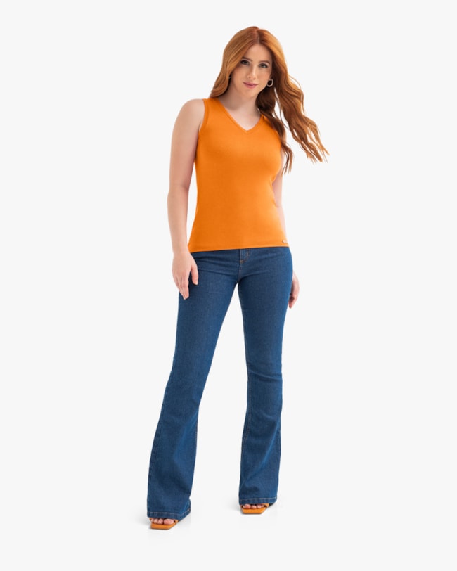 Regata Básica Feminina em Viscose Cereja Rosa-138d9499-2c00-44b1-bd80-89721951fef0