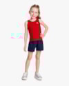 Regata Básica Infantil Menina em Cotton- Kely Kety -Tomato-52927a5d-93e6-4300-aa95-54140a7be453