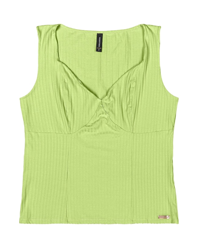 Regata Canelada com Recortes Cereja Curves-0ac556ee-e596-4640-a354-5f5451bf61ca