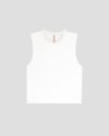 Regata Cropped Feminina Cereja Rosa em Viscose Canelada Branco-bf538d22-ca10-4499-a4ff-26f90e9858ad