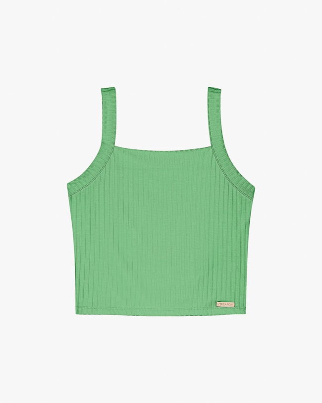 Regata Cropped Feminina em Viscose Canelada - Cereja Rosa - Detox-88b7b42b-2481-49fd-9d18-ad641b277a03