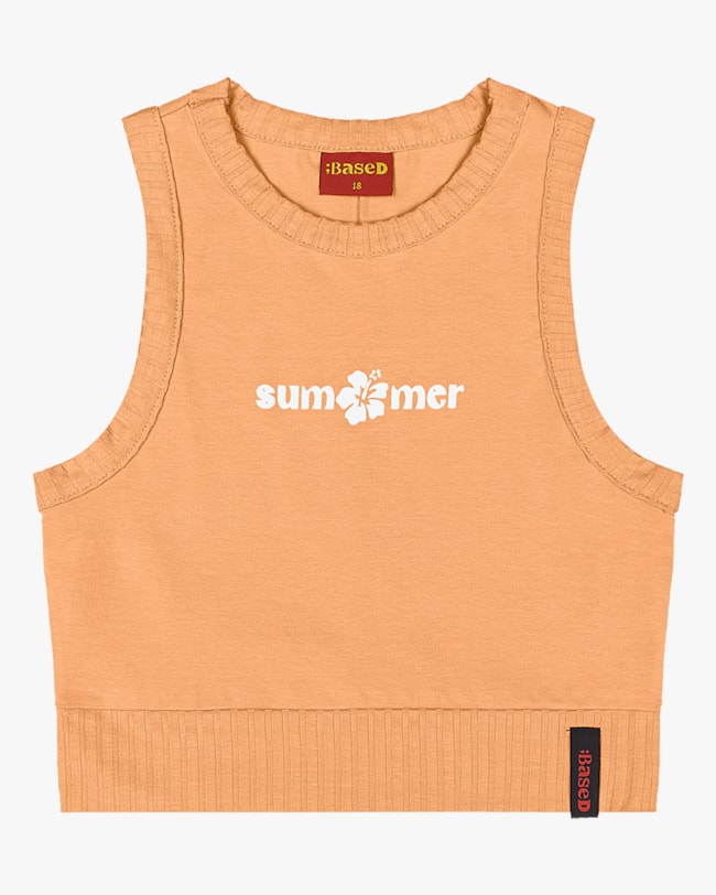 Regata Cropped Juvenil em Cotton BaseD-001e374c-f024-40da-ad96-f5cb965b9dfc