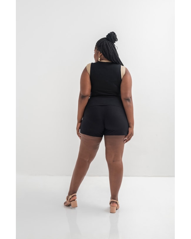 Regata em Viscose com Contrastes Cereja Curves-7eb285ec-7cda-4370-9b4a-70646ff3c178