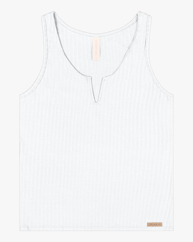 Regata Feminina Canelada com Decote V Cereja Rosa-d8a2f1f3-cc77-4e3a-a1dd-6d7977650115