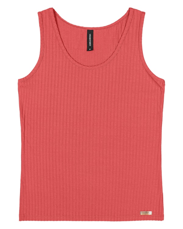 Regata Feminina Cereja Rosa Básica