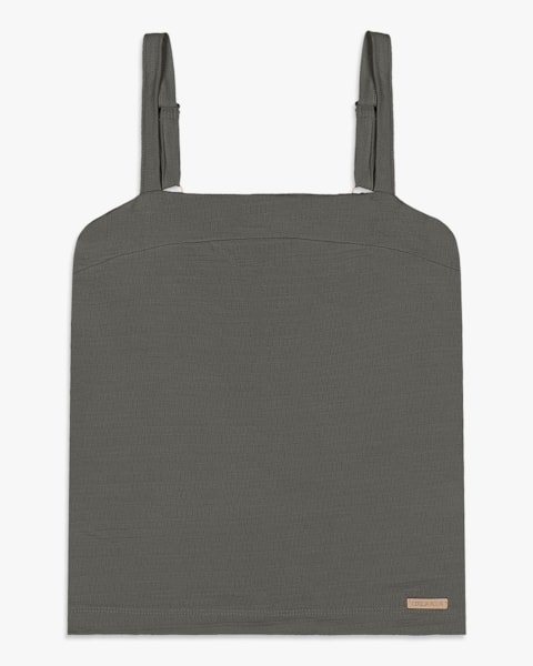 Regata Feminina com Alça Ajustável em Viscose - Cereja Rosa - Dark Gray