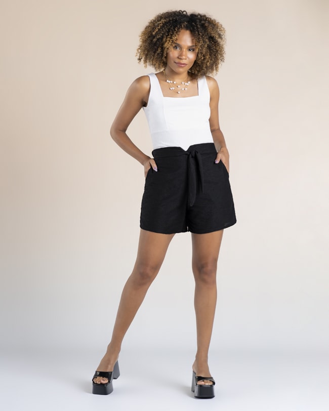 Regata Feminina com Decote Quadrado - Cereja Rosa - Branco-e3716773-ff5a-45a8-a7b7-5b41d65b0985