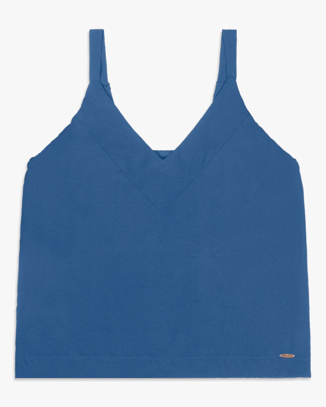 Regata Feminina Decote V em Viscose - Cereja Rosa- Havana-ee260a52-f58b-4d02-a7fd-d490dfacd522