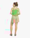 Regata Feminina em Viscose Crepe - Cereja Rosa - Pistache-G-56c906b2-792c-4b75-b3ff-44f27d9361db