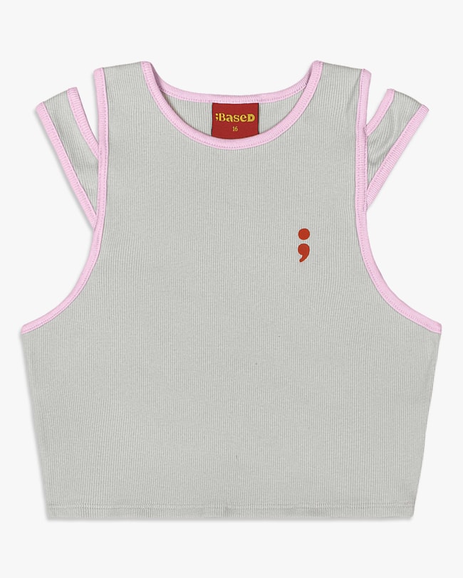 Regata Feminina Juvenil Canelada com Alça Dupla - BaseD - Elegance-7bb24827-ae86-43a1-8e70-6d5bf2147bdd