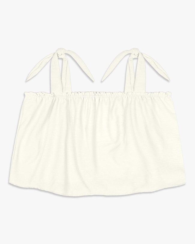 Regata Feminina Juvenil com Amarração na Alça - BaseD - Natural-4d7cc136-1f67-4a0d-ab1d-8737edf33bd3