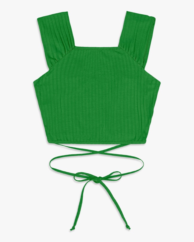 Regata Feminina Juvenil com Amarração na Cintura - BaseD - Online-30e6299d-ef1f-48e8-b0cc-f24099731971