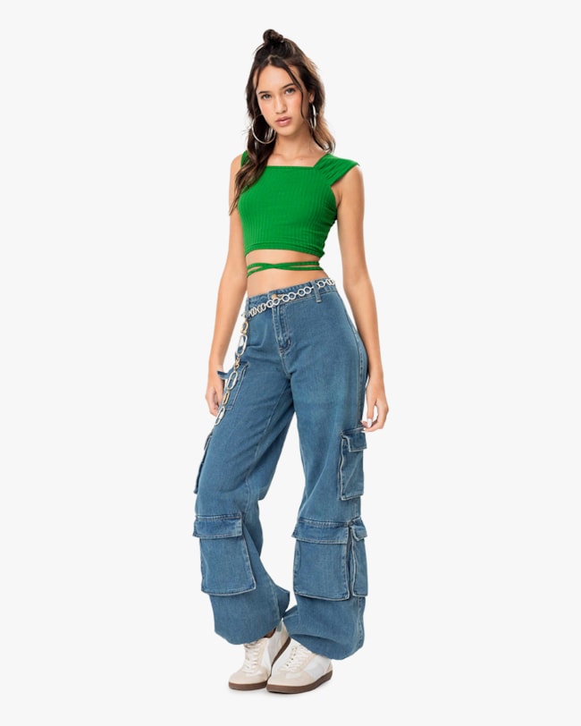 Regata Feminina Juvenil com Amarração na Cintura - BaseD - Online-884b65d6-51c5-45f0-a75f-719b2e6fa8d4