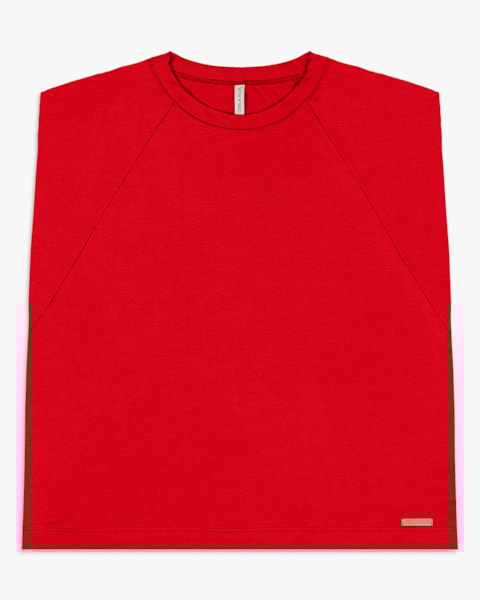 Regata Feminina Muscle Tee em Viscose - Cereja Rosa - Tomato