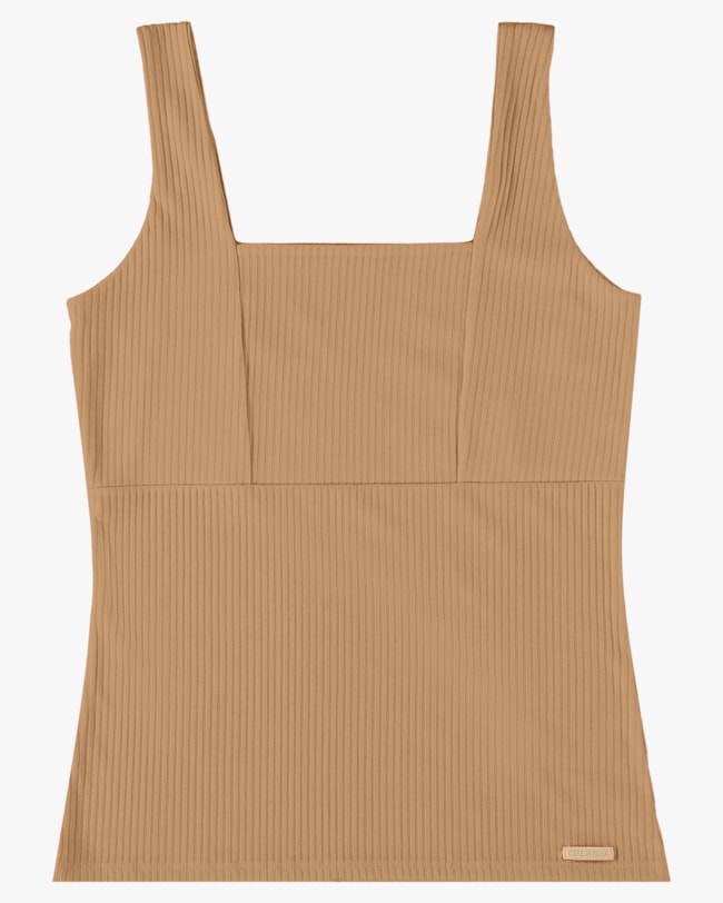 Regata Feminina Plus Size em Canelado - Cereja Rosa - Capim Dourado P-2c584191-223f-43f8-96dd-56be1e2c8ae2