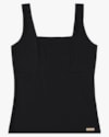Regata Feminina Plus Size em Canelado - Cereja Rosa - Preto  P-d009eecc-392b-40d3-bad4-0e1cd338eae0