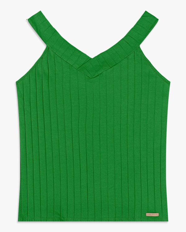 Regata Feminina Plus Size em Cotton Canelado - Cereja Rosa - Online