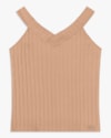 Regata Feminina Plus Size em Cotton Canelado - Cereja Rosa - Toffee-aea4d8ca-a52e-44f7-a112-6ef32479eac6