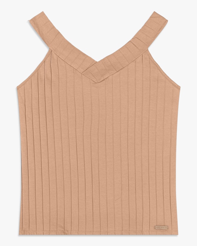 Regata Feminina Plus Size em Cotton Canelado - Cereja Rosa - Toffee-16e7579e-fe30-43a6-bf24-9913f08095cd