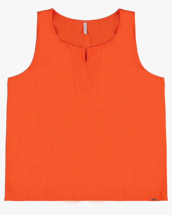 Regata Feminina Plus Size em Viscose - Cereja Rosa - Ginger P