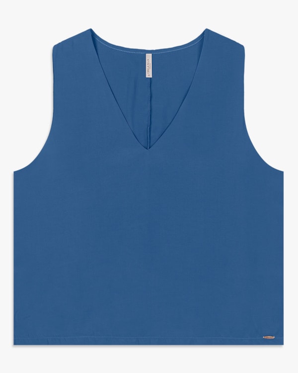 Regata Feminina Plus Size em Viscose - Cereja Rosa - Havana