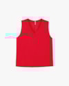 Regata Feminina Plus Size em Viscose Decote V - Cereja Rosa - Flame-36bcfde9-910d-44e4-9522-28e2f583ac8e