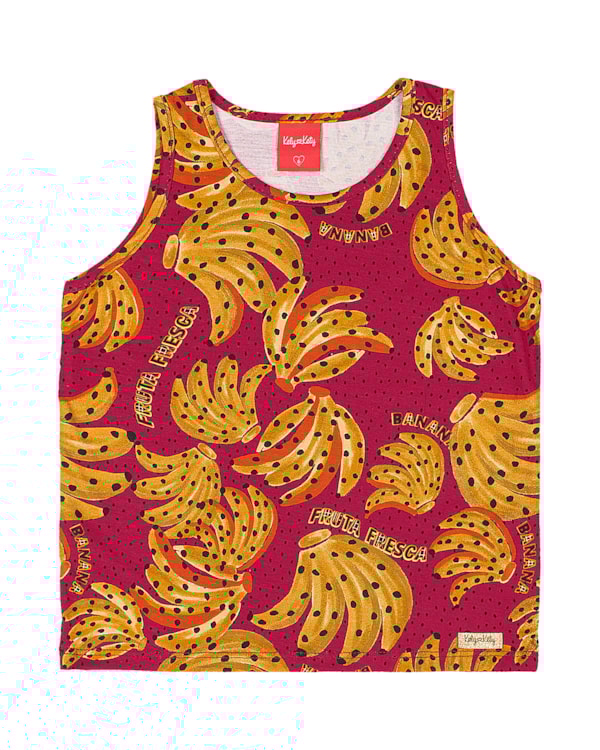 Regata Infantil Estampada Menina Kely Kety