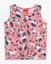 Regata Infantil Feminina Estampa Floral - Kely Kety - Bala de Goma-a45ec16c-39c4-4dd6-880a-3363401bca51