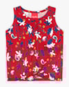 Regata Infantil Feminina Estampa Floral - Kely Kety - Tomato-dc5b2a5e-3094-45c6-b7e5-08233a6d1a4a