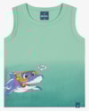 Regata Infantil Menino em Meia Malha Estampa Tubarão - ReiRex - Gelato-860f1f8f-976e-41af-a037-1de337137d95