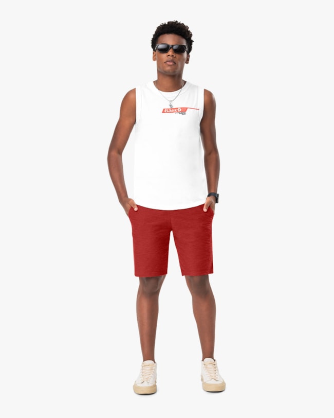 Regata Masculina Juvenil em Meia Malha - BaseD - Branco-804e7e6e-26de-4658-b022-31db8a184ee4