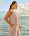 Regata Plus Size em Viscose com Decote V Cereja Rosa Marrom-2c0ff07d-37a6-4afa-a3b5-1b4ade3f7330
