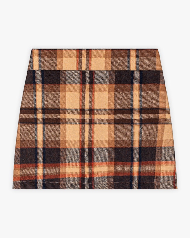 Saia Curta Juvenil em Flanela Xadrez - BaseD - Teddy-08e8bfbc-dfa4-4a37-9680-369d05d4416f