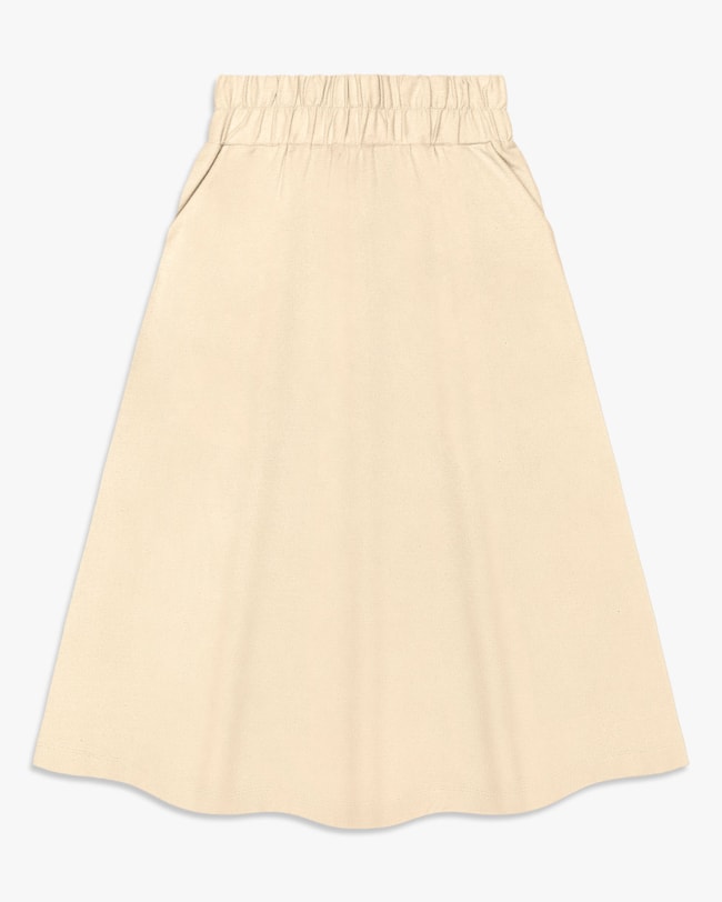 Saia Midi em Moletinho com Bolso - Cereja Rosa - Tapioca-70c5ac63-37a1-47a6-93e8-156620179409